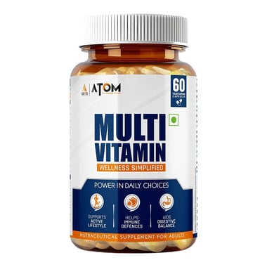 AS-IT-IS Nutrition ATOM Multivitamin,  60 veggie capsule(s)  Unflavoured 