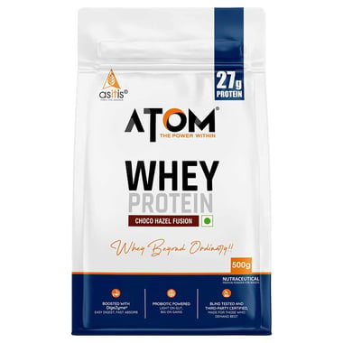 AS-IT-IS Nutrition ATOM Whey Protein with Enzymes,  1.1 lb  Choco Hazel Fusion 