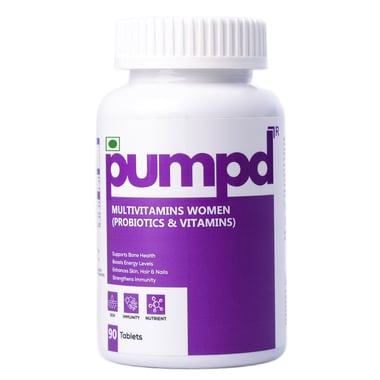 Pumpd Multivitamins Women,  90 tablet(s)  Unflavoured 