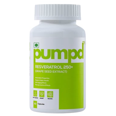 Pumpd Resveratrol 250+, 60 capsules