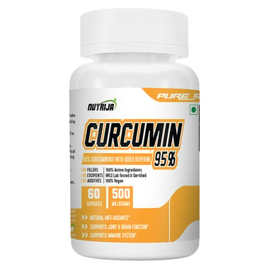 NutriJa Curcumin 500mg,  60 capsules 