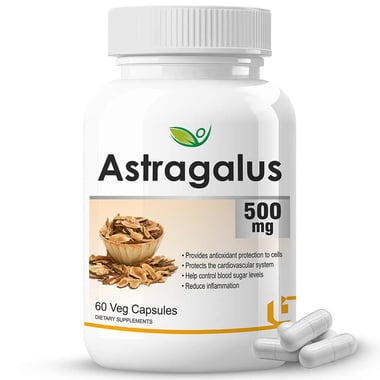 Biotrex Astragalus 500mg, 60 veggie capsule(s)