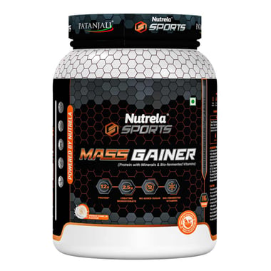Nutrela Sports Patanjali Mass Gainer,  2.2 lb  Malai Kulfi 