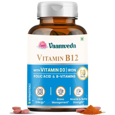 Vaamveda Vitamin B12, 60 tablet(s) Methylcobalamin Methyl Supplements