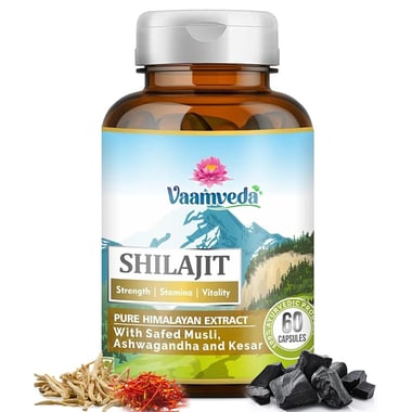 Vaamveda Shilajit, 60 capsules