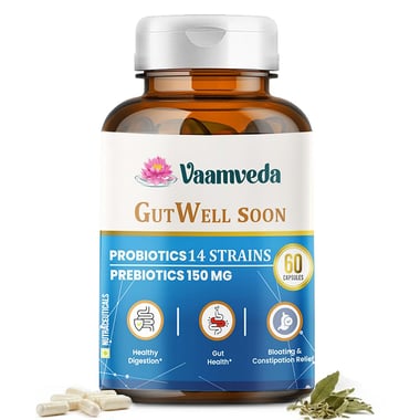 Vaamveda GutWell Soon, 60 capsules Unflavoured