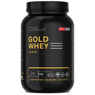 Physic Nutrition Gold Whey Protein Blend,  2.2 lb  Strawberry 