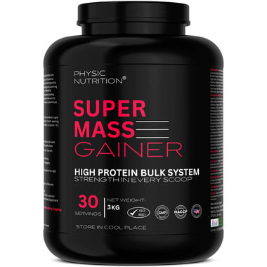 Physic Nutrition Super Mass Gainer, 6.6 lb Chocolate