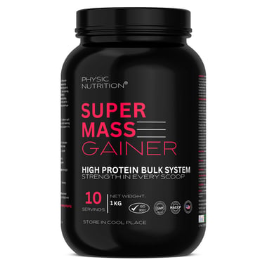 Physic Nutrition Super Mass Gainer, 2.2 lb Vanilla