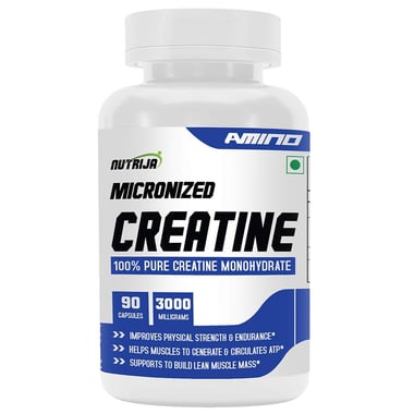 NutriJa Micronized Creatine, Unflavoured 90 capsules
