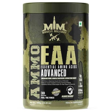 Muscle Military EAA Advanced, Bloody Orange 0.96 lb 30 Servings