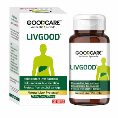 Goodcare Livgood 500 mg, 60 veggie capsule(s)