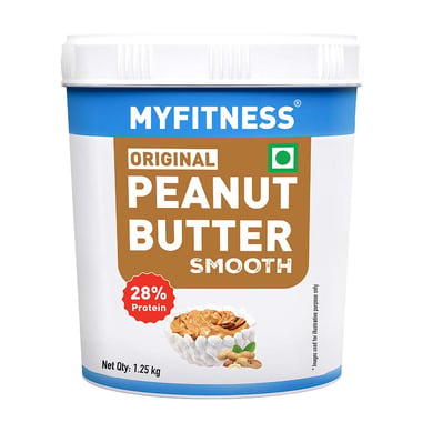Myfitness by brnd.me Original Peanut Butter, 1.25 kg Smooth
