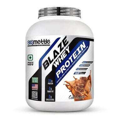 Getmymettle Blaze Whey Protein, 4.4 lb Cold Coffee