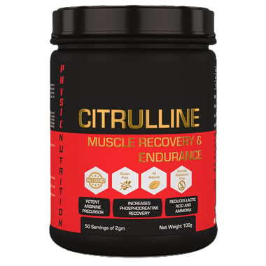 Physic Nutrition Citrulline,  0.22 lb  Unflavoured 