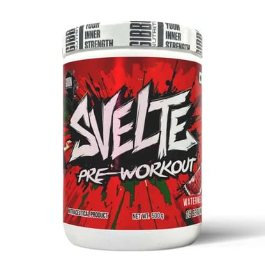 Gibbon Nutrition Svelte Pre-Workout, 1.1 lb Watermelon