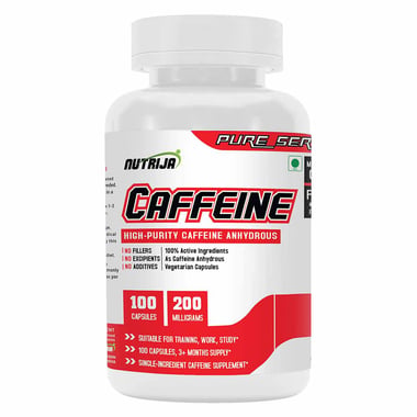 NutriJa Caffeine 200mg,  100 capsules  Unflavoured 