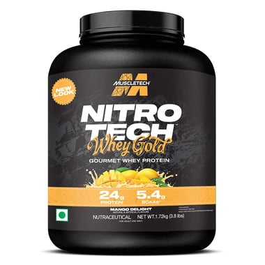 MuscleTech Nitrotech Whey Gold,  3.8 lb  Mango Delight 