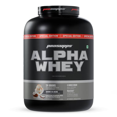 ProSupps Alpha Whey Blend,  4.36 lb  Coconut Ice Cream 