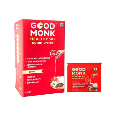 Good Monk Healthy 50+ Nutrition Mix, Unflavoured 15 sachets/pack