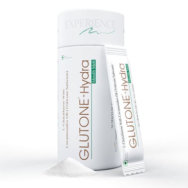 Glutone Hydra Mouth Melt L-Glutathione with Ceramosides, for Glowing Hydrated Skin 10 sachets/pack