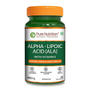 Pure Nutrition Alpha-Lipoic Acid (ALA),  60 veggie capsule(s) 
