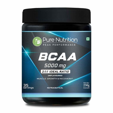 Pure Nutrition BCAA 5000mg, 0.55 lb 35 Servings Unflavoured