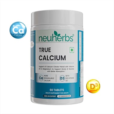 Neuherbs True Calcium 1000mg, 60 tablet(s) Unflavoured