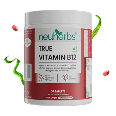 Neuherbs True Vitamin B12, 60 tablet(s) Unflavoured