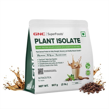 GNC Plant Protein Isolate, 2 lb Coffee