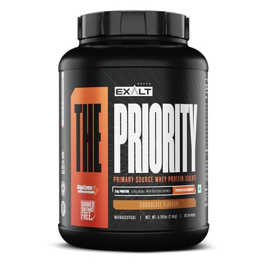 Exalt Supps The Priority Whey Protein Isolate, 5.29 lb Chocolate