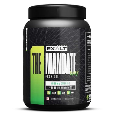 Exalt Supps The Mandate Max Fish Oil 1000mg, 100 softgels
