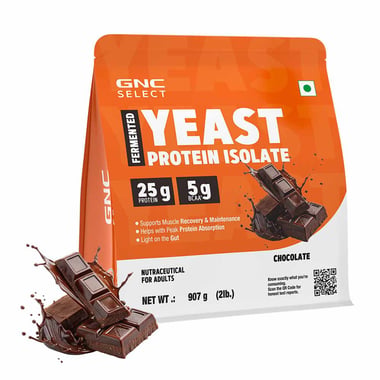 GNC Select Fermented Yeast Protein Isolate, 2 lb Chocolate