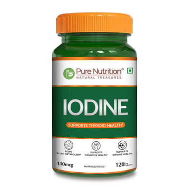 Pure Nutrition Iodine,  120 veggie capsule(s) 