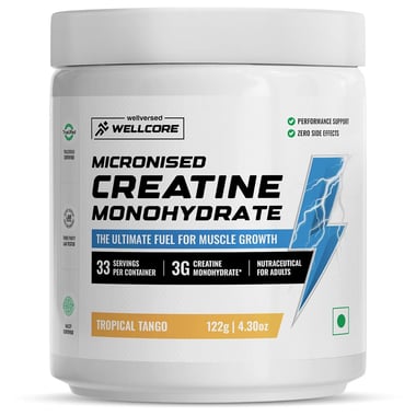 Wellcore Micronised Monohydrate Creatine,  Tropical Tango  122 g 