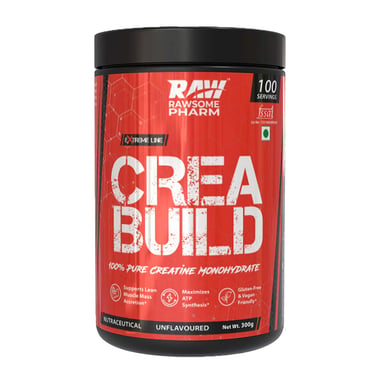 Rawsome Pharm CREA BUILD Pure Creatine Monohydrate, Unflavoured 0.66 lb