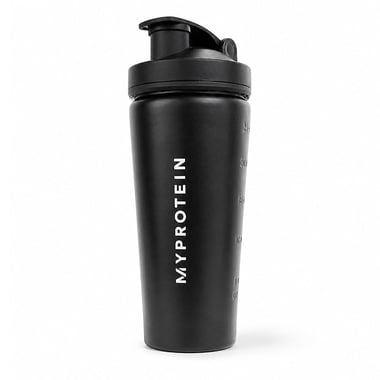 Myprotein Pro Metal Shaker, Black 700 ml