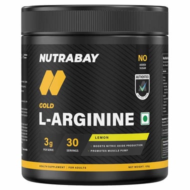 Nutrabay Gold L-Arginine Lemon, 0.26 lb