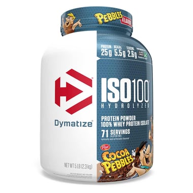 Dymatize ISO100 Hydrolyzed Whey Isolate, 5 lb Cocoa Pebbles