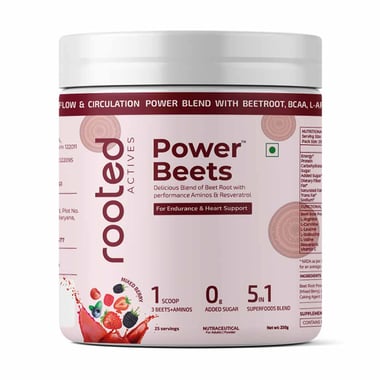Rooted Active Naturals Power Beets,  250 g  Berry 