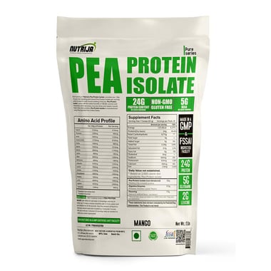 NutriJa Pea Protein Isolate,  2 lb  Mango 