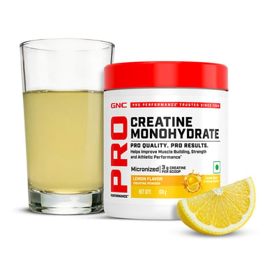 GNC Pro Performance Pure Micronized Creatine Monohydrate,  Lemon  0.22 lb 