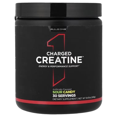 Rule One Charged Creatine,  Sour Candy  0.52 lb 