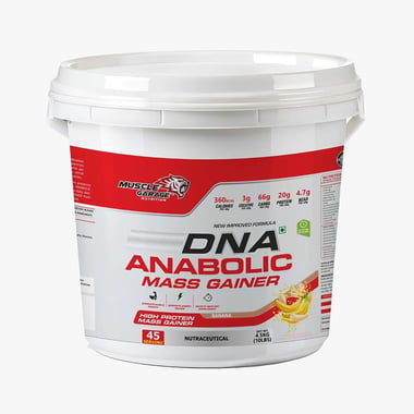 Muscle Garage DNA Anabolic Mass Gainer, 10 lb Banana
