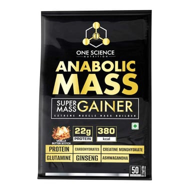One Science Anabolic Super Mass Gainer,  11.02 lb  Vanilla Butterscotch 
