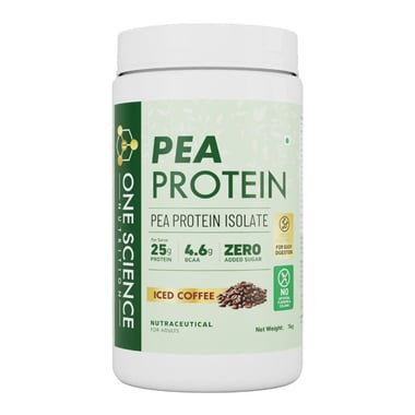 One Science Pea Protein Isolate, 2.2 lb Iced Coffee