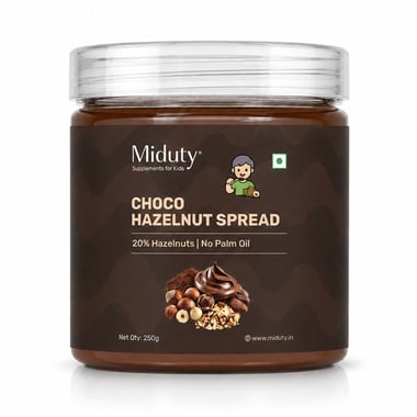 Miduty Hazelnut Spread, Choco 250 g