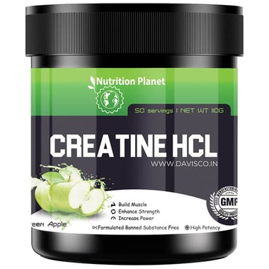 Nutrition Planet Creatine HCL, Green Apple 0.24 lb