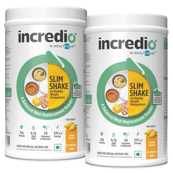 Incredio Slim Shake 480 g Mango Pack Of 2