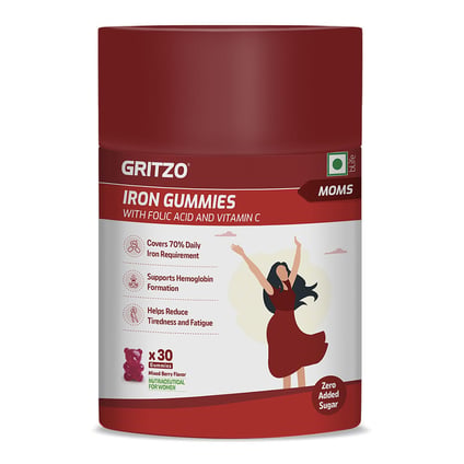 Iron Gummies with Folic Acid and Vitamin C